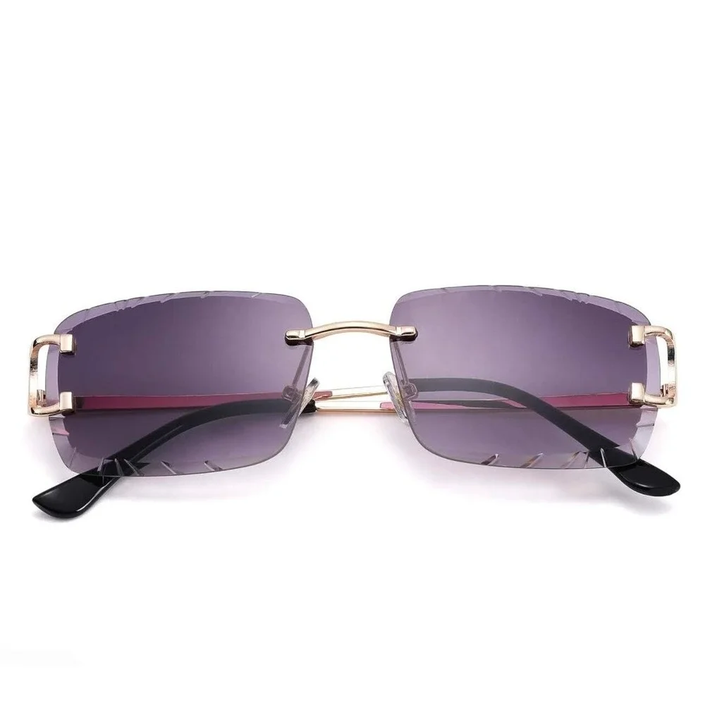 Fashion Square Black Lens‎ Luxury Wear Shades Hip Hop New Sunglasses Women Ladys